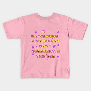 Polka dot meme (no box) Kids T-Shirt